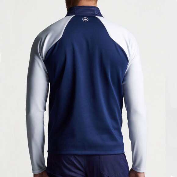 Peter Millar Hyperlight Merge Hybrid Jacket Medium Blue Camouflage - Picture 13 of 14